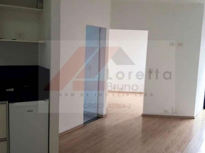 Loft com 1 quarto à venda na avenida miruna, 399, indianópolis, são paulo, 39 m2 por r$ 477.000