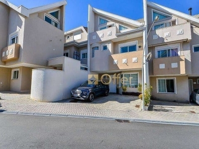 Sobrado com 3 dormitórios à venda, 170 m² na rua francisco castelano, 105 - jardim das américas - curitiba/pr