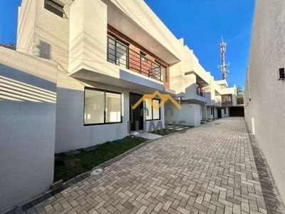 Sobrado com 3 dormitórios à venda, 145 m² por r$ 770.000,00 - santa quitéria - curitiba/pr