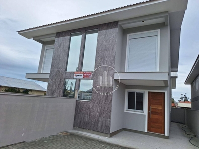 Sobrado em Praia do Sonho (Ens Brito), Palhoça/SC de 99m² 3 quartos à venda por R$ 599.000,00