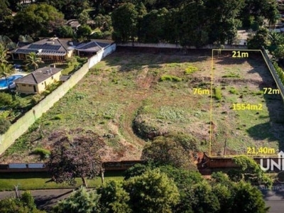Terreno à venda, 1554 m² por r$ 1.500.000,00 - chácara malota - jundiaí/sp