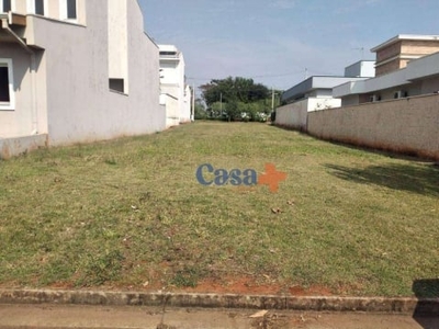Terreno à venda, 300 m² por r$ 530.000,00 - condomínio reserva real - paulínia/sp
