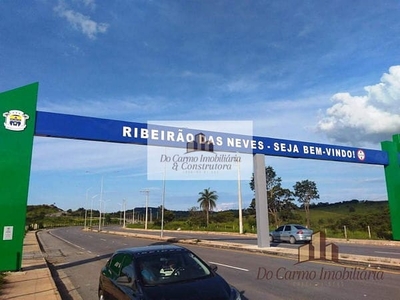 Terreno em Luar da Pampulha (Justinópolis), Ribeirão das Neves/MG de 360m² à venda por R$ 258.000,00