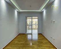 Apartamento com 2 dormitórios à venda, 100 m² por R$ 585.000,00 - Vila Guilhermina - Praia