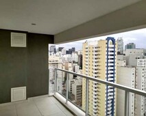 Consolação Linda Vista 20º andar Vista para Avenida Paulista , mobiliado