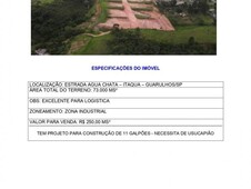 Terreno à venda no bairro Parque Piratininga em Itaquaquecetuba