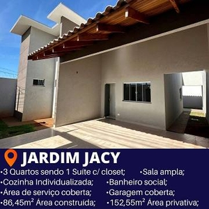 Casa com 3 Quartos à venda, 86m² - Jardim Jacy