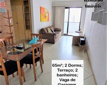 Apartamento com 2 dormitórios, varanda, e vaga de garagem. Vila Mascote