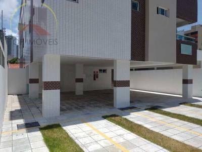 Em Manaíra, apartamento térreo com área externa privativa, 62m², Sul, 2 quartos, bem localizado!