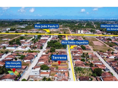 Terreno em Santa Terezinha, São Gonçalo do Amarante/RN de 288m² à venda por R$ 35.000,00
