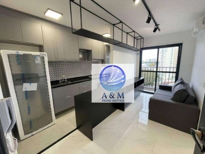 Apartamento com 1 dormitório, 32 m² - venda por r$ 585.000,00 ou aluguel por r$ 3.500,00/mês - jardim vila formosa - são paulo/sp