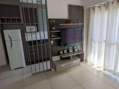 Apartamento com 1 dormitório para alugar, 45 m² por r$ 3.003,00/mês - jardim américa - ribeirão preto/sp