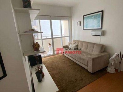 Apartamento com 2 dormitórios, 60 m² - venda por r$ 350.000,00 ou aluguel por r$ 4.000,00/mês - baeta neves - são bernardo do campo/sp