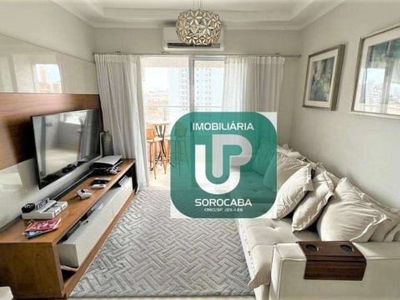 Apartamento com 2 dormitórios à venda, 64 m² por r$ 400.000,00 - residencial fosciana - sorocaba/sp