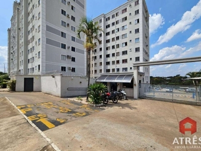 Apartamento com 2 dormitórios para alugar, 64 m² por r$ 1.686,01/mês - jardim da luz - goiânia/go