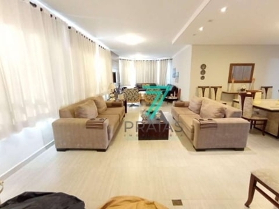 Apartamento com 3 dormitórios à venda, 210 m² por r$ 1.050.000,00 - pitangueiras - guarujá/sp