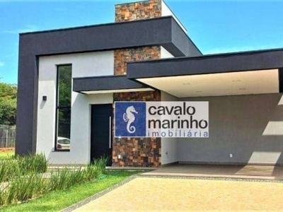 Casa com 3 dormitórios, 160 m² - venda por r$ 1.260.000,00 ou aluguel por r$ 6.253,44/mês - bonfim paulista - jardim valência - ribeirão preto/sp