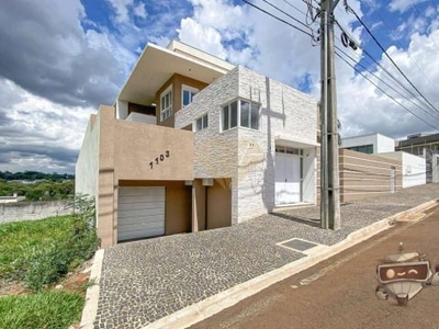 Casa com 3 dormitórios, 241 m² - venda por r$ 1.300.000,00 ou aluguel por r$ 4.000,00/mês - estrela - ponta grossa/pr