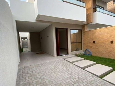 Casa com 3 dormitórios à venda, 196 m² por r$ 940.000,00 - bessa - joão pessoa/pb