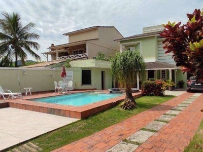 Casa com 4 dormitórios à venda, 300 m² por r$ 1.800.000,00 - itaipu - niterói/rj
