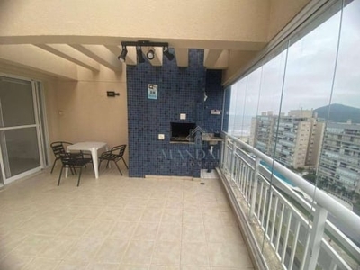 Cobertura com 3 dormitórios à venda, 141 m² por r$ 1.400.000 - vila clais - bertioga/sp