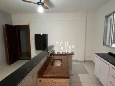 Kitnet com 1 dormitório à venda, 35 m² por r$ 182.000,00 - canto do forte - praia grande/sp