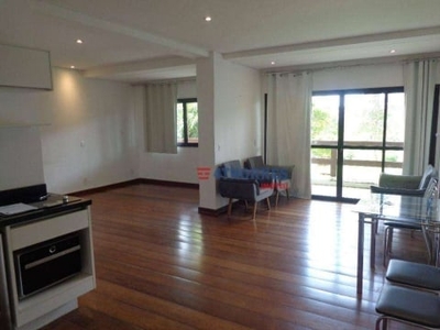 Loft com 1 dormitório, 66 m² - venda por r$ 550.000,00 ou aluguel por r$ 4.200,00/mês - granja viana - cotia/sp