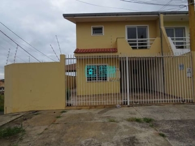 Sobrado para locação em ponta grossa, jardim carvalho, 4 dormitórios, 2 suítes, 3 banheiros, 4 vagas