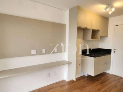 Studio com 1 dormitório para alugar, 26 m² por r$ 3.069/mês - vila clementino - são paulo/sp