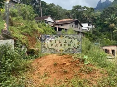 Terreno à venda na alameda caxinauas, granja guarani, teresópolis, 500 m2 por r$ 110.000