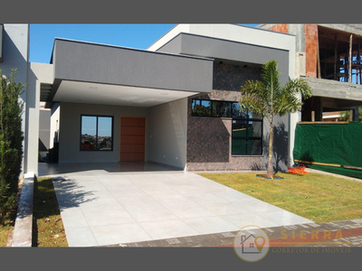 Casa à venda, com 144m² de área construída, com 3 quartos (sendo 1 suíte), no Condomínio Araçari, Parque Taua, Londrina, PR