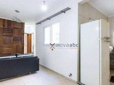 Cobertura com 2 dormitórios, 100 m² - venda por R$ 390.000,00 ou aluguel por R$ 1.914,26/mês - Utinga - Santo André/SP