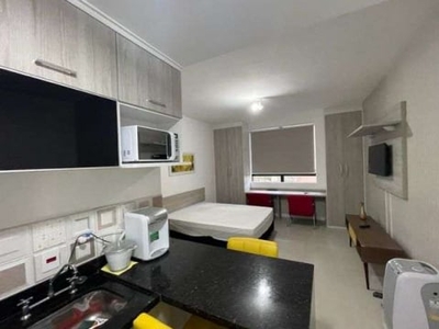 Flat com 1 dormitório para alugar, 26 m² por r$ 2.621,00/mês - bethaville i - barueri/sp