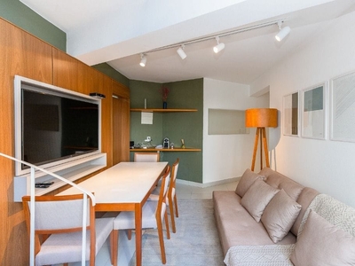 Flat com 1 dormitório à venda, 45 m² por R$ 480.000 - Vila Nova Conceição - São Paulo/SP