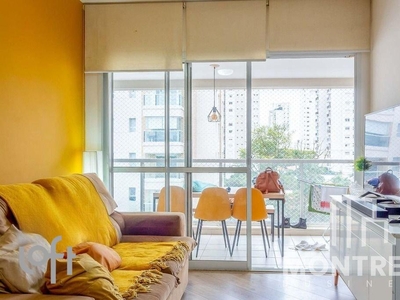 Apartamento à venda em Campo Belo com 72 m², 2 quartos, 1 suíte, 1 vaga
