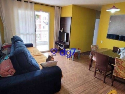 Apartamento com 3 dormitórios à venda, 70 m² - jardim bonfiglioli - são paulo/sp