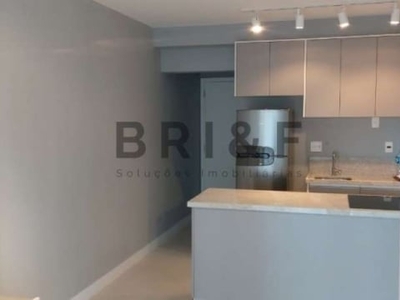 Apartamento studio no brooklin com 65m² , 1 dormitório, 2 banheiros, 1 suíte - são paulo - sp