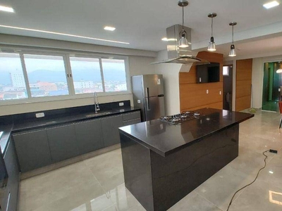 Apartamento em Cidade Ocian, Praia Grande/SP de 89m² 3 quartos à venda por R$ 554.000,00