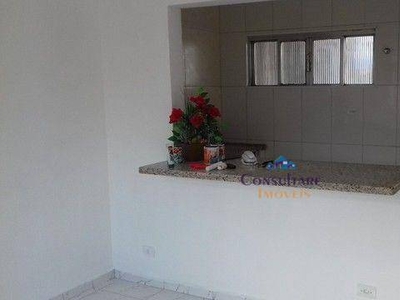 Apartamento em Centro, São Vicente/SP de 40m² 1 quartos para locação R$ 1.200,00/mes