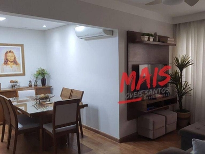 Apartamento em Embaré, Santos/SP de 125m² 3 quartos à venda por R$ 604.000,00