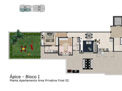Apartamento em Fernão Dias, Belo Horizonte/MG de 50m² 2 quartos à venda por R$ 397.000,00