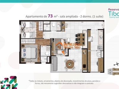 Apartamento em Gopoúva, Guarulhos/SP de 73m² 3 quartos à venda por R$ 461.020,00