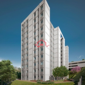 Apartamento em Milionários (Barreiro), Belo Horizonte/MG de 46m² 2 quartos à venda por R$ 214.000,00