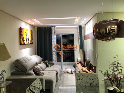 Apartamento em Ponte Grande, Guarulhos/SP de 73m² 3 quartos à venda por R$ 524.000,00