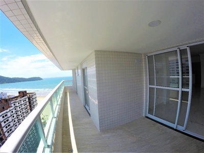 Apartamento em Vila Guilhermina, Praia Grande/SP de 141m² 3 quartos à venda por R$ 839.000,00