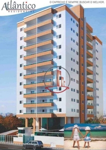 Apartamento em Vila Guilhermina, Praia Grande/SP de 69m² 2 quartos à venda por R$ 299.000,00