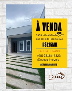 Casa em Araçagi, São Luís/MA de 10m² 3 quartos à venda por R$ 324.000,00