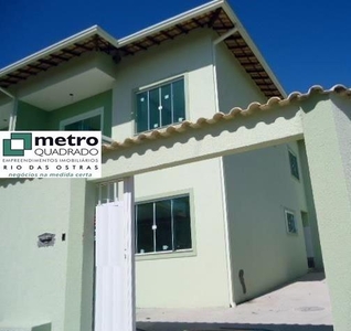 Casa em Chácara Mariléa, Rio das Ostras/RJ de 108m² 3 quartos à venda por R$ 344.000,00