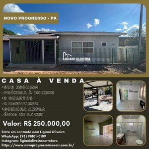 Casa em , Novo Progresso/PA de 180m² 3 quartos à venda por R$ 249.000,00