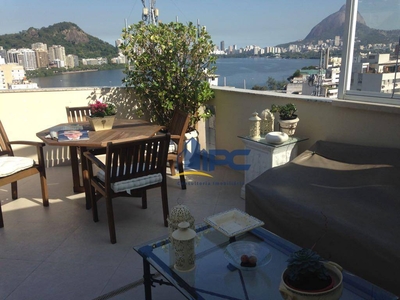 Cobertura em Jardim Botânico, Rio de Janeiro/RJ de 256m² 3 quartos à venda por R$ 4.499.000,00